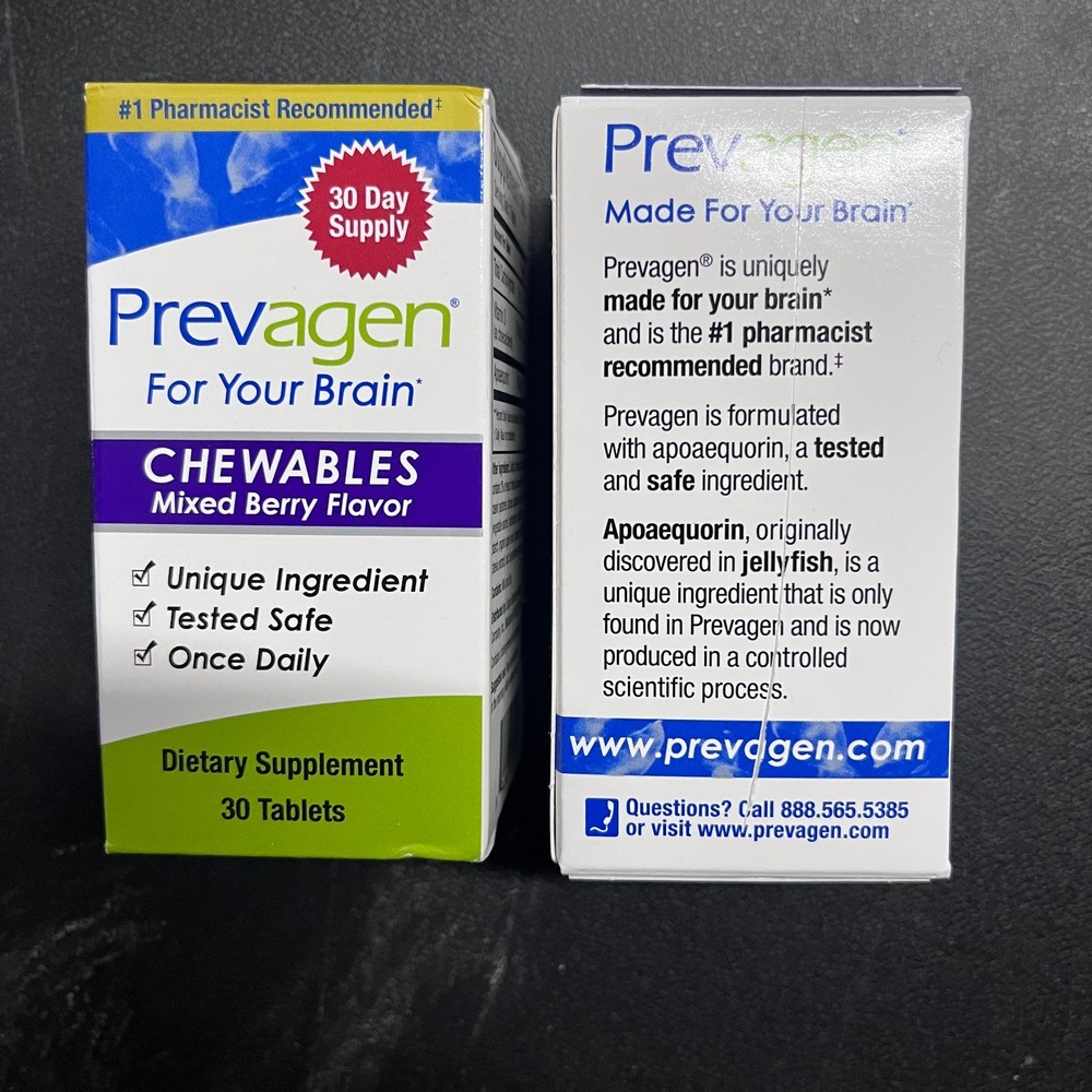 Prevagen 10mg CHEWABLE Tablets, 30 Count - AUTHENTIC and Sealed