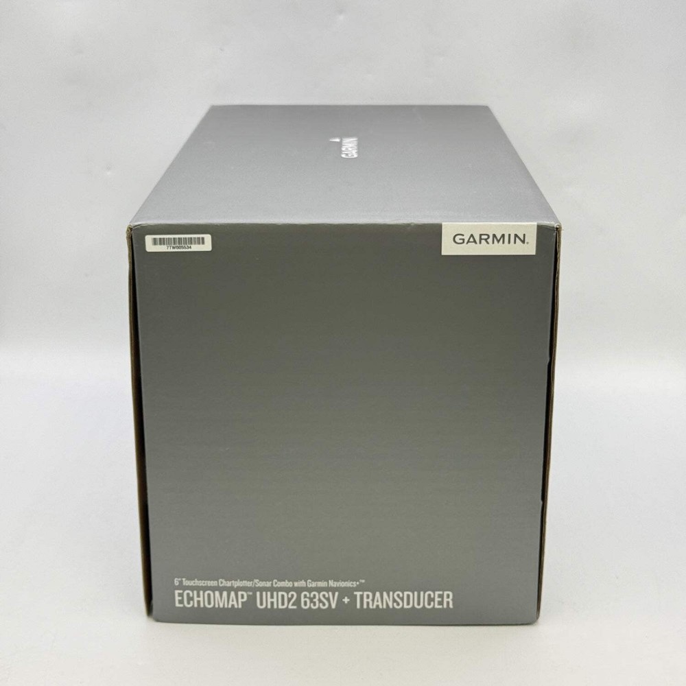 New GARMIN Echomap UHD2 63SV + Transducer 6" Touchscreen Chartplotter Sonar Comb