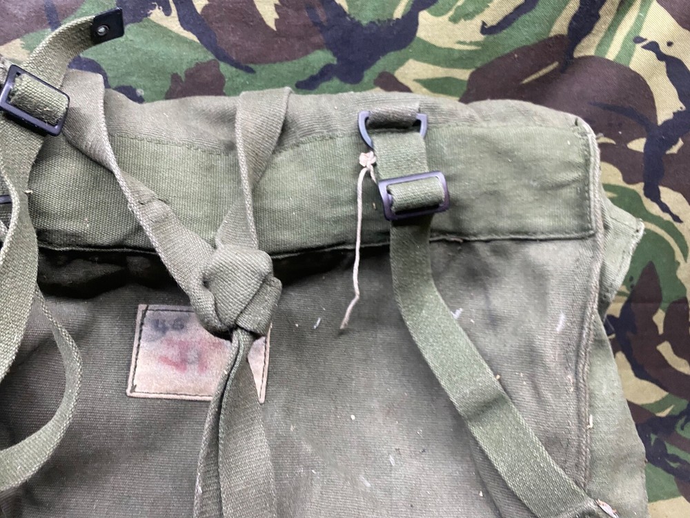 Original British Army 58 Pattern Webbing Back Pack
