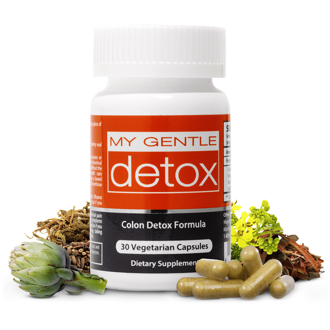 Herbal Nitro My Gentle Detox - Advanced Colon Cleanse Detox for Women & Men