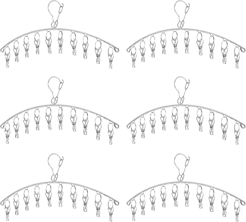 Clothes Hanr Clips Laundry Drying Ra, Clothes Drying Ra