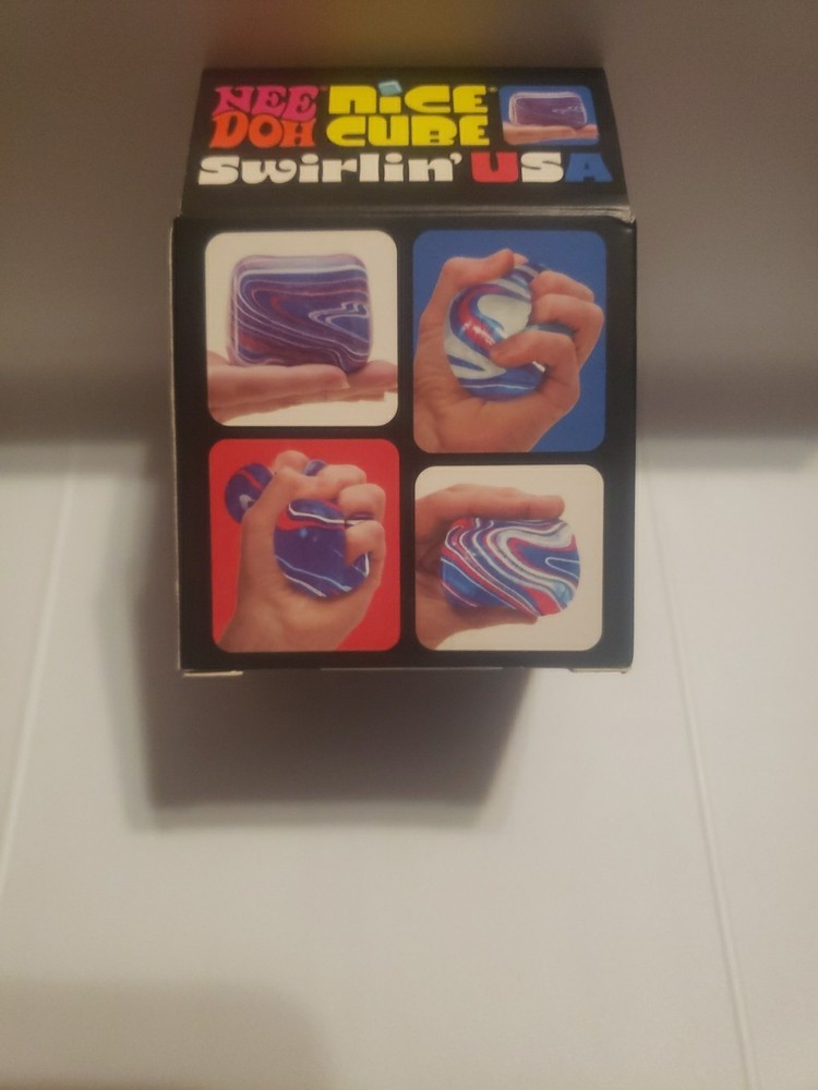 NEEDOH Nice Cube Swirlin’ USA Super Solid Squish NEW