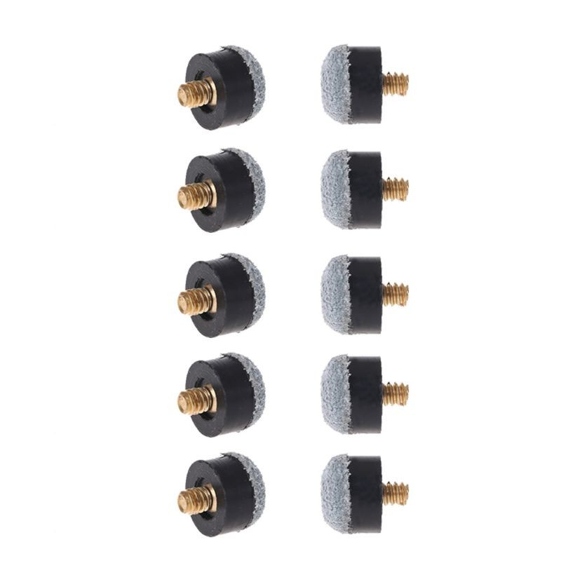 10Pcs Cue Tip Pool Cue Tip Billiard Cue Tip Hard Pool Tip