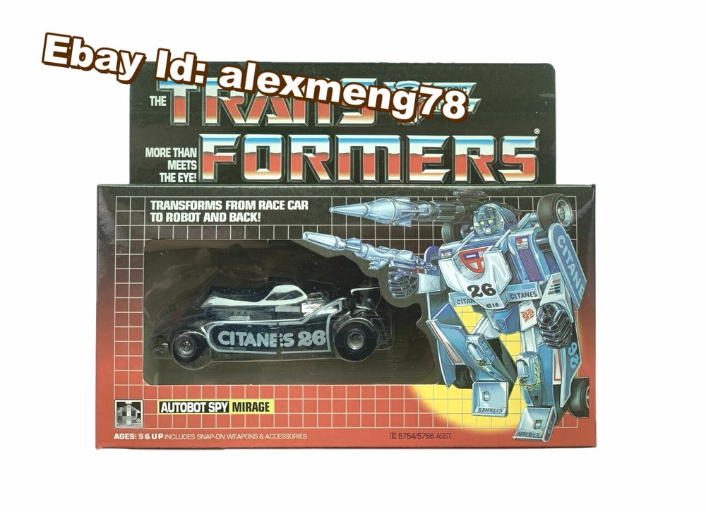 New arrival Transform G1 Clear Black Mirage reissue Mint Gift