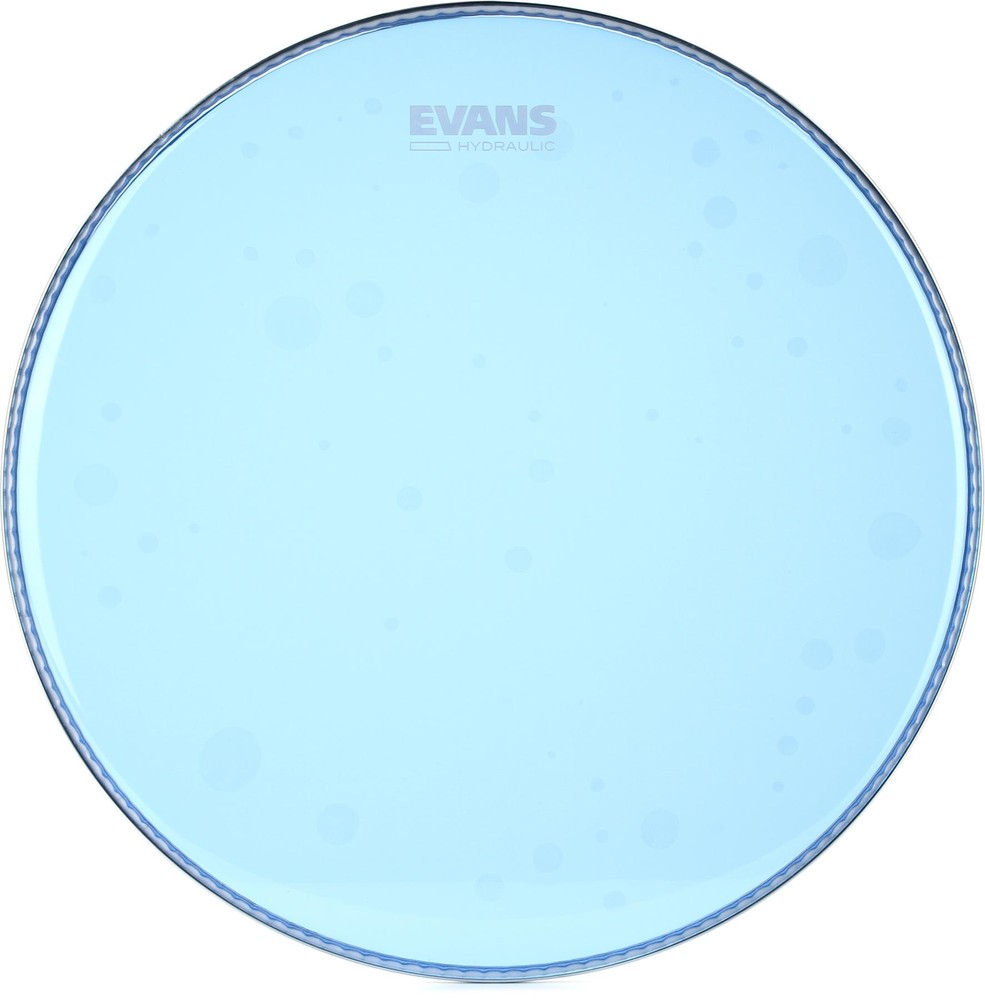 Evans Hydraulic Blue Drumhead - 16 inch + Evans TT12HB Value Bundle