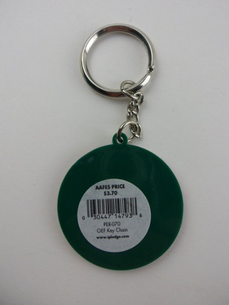 Operation Enduring Freedom Keychain - Rubber