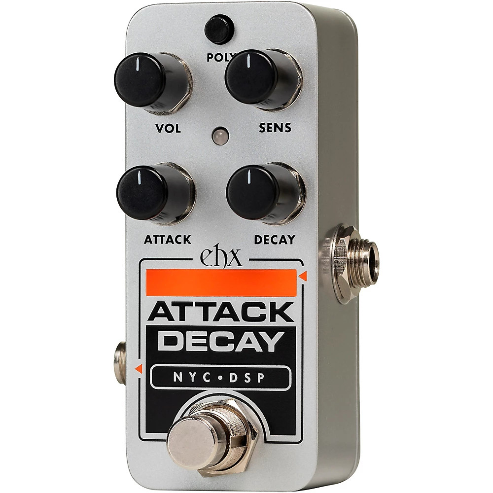 Electro-Harmonix Pico Attached Decay Reverse Tape Simulator Effects Pedal Silver