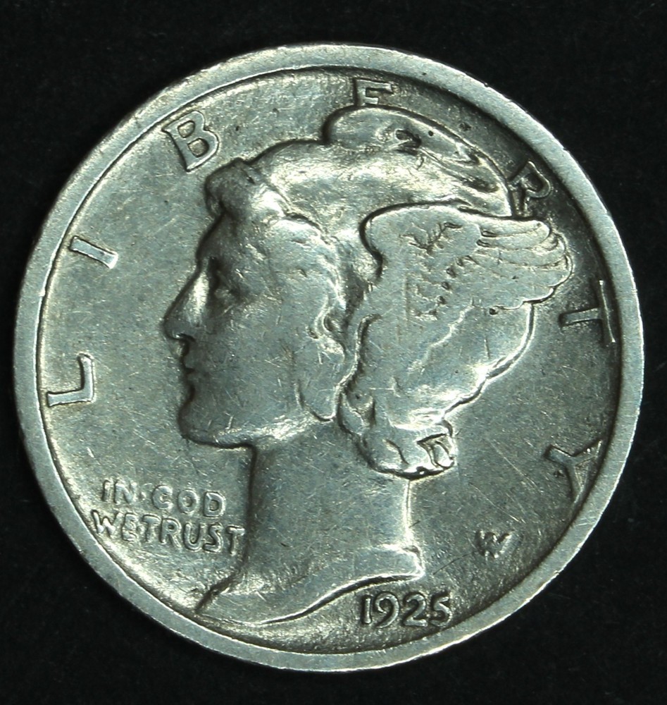 1925 mercury dime- SMH 1152