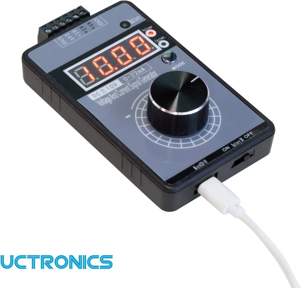 USB-Powered DC Voltage/Current Signal Generator for Accurate Device Testing