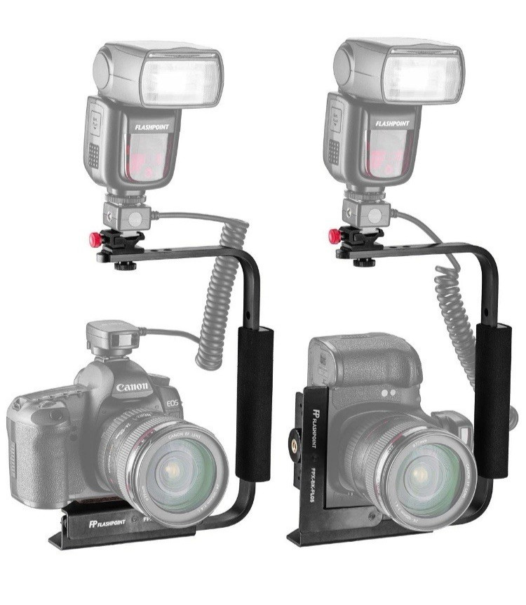 New,Flashpoint Rotating Camera - Flip-Flash Bracket, Integrated Anti Twist Plate