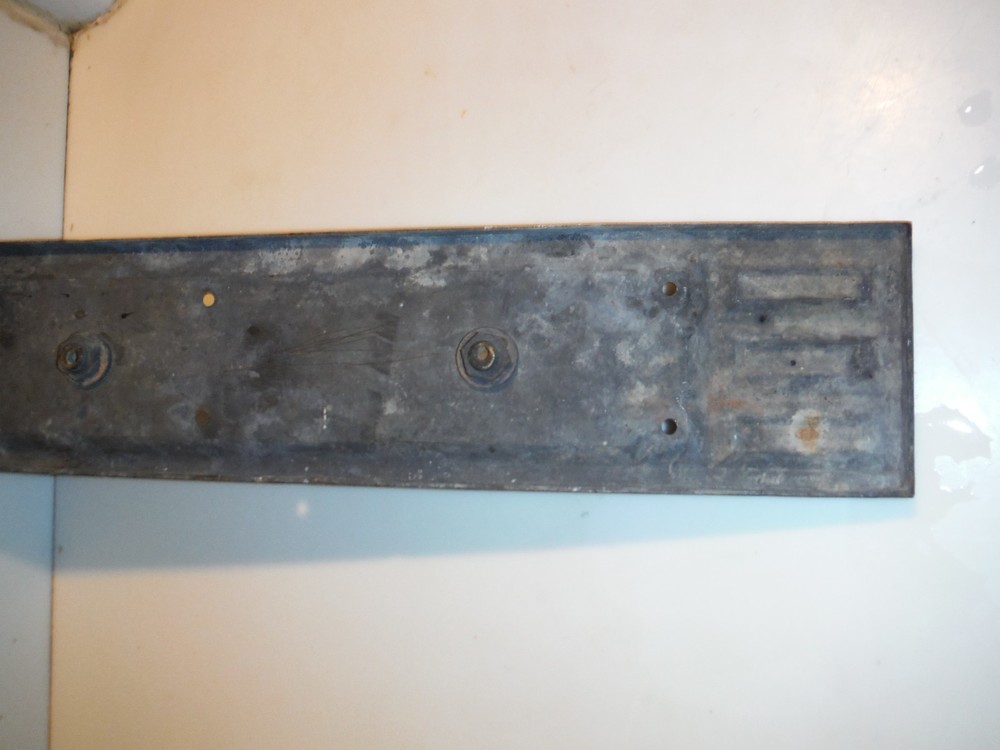 ANTIQUE BRASS GOTHIC VICTORIAN DOOR PULL HARDWARE 19.5"x4"
