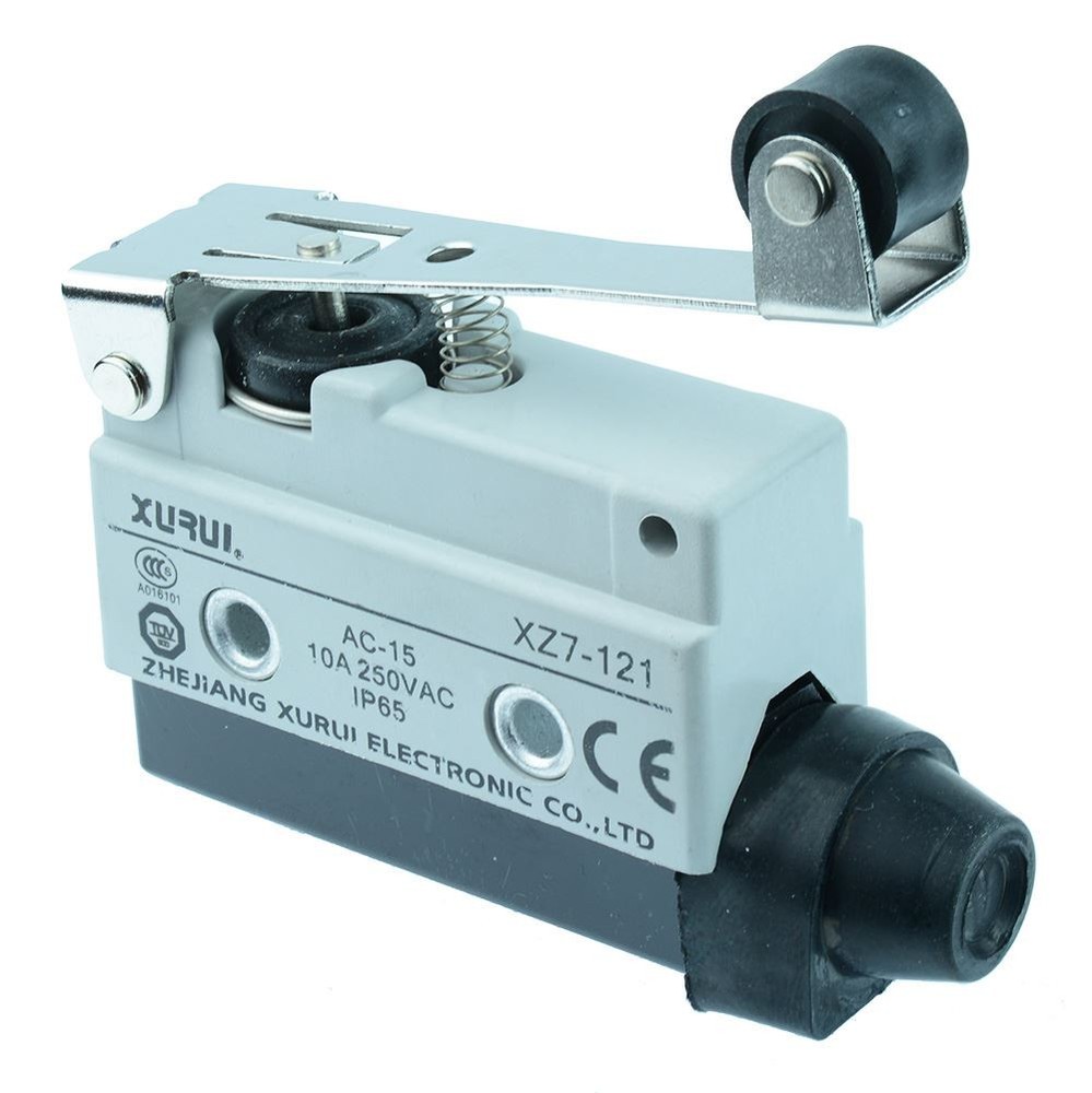 Long Roller Lever Plunger Microswitch IP65 NO/NC 250V 10A