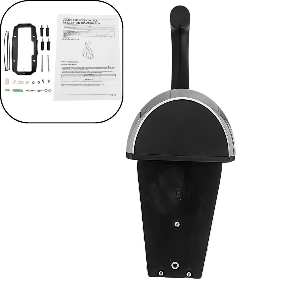 Outboard Remote Control Box 8M0059686 Console Mount Top Single Lever For Mercury
