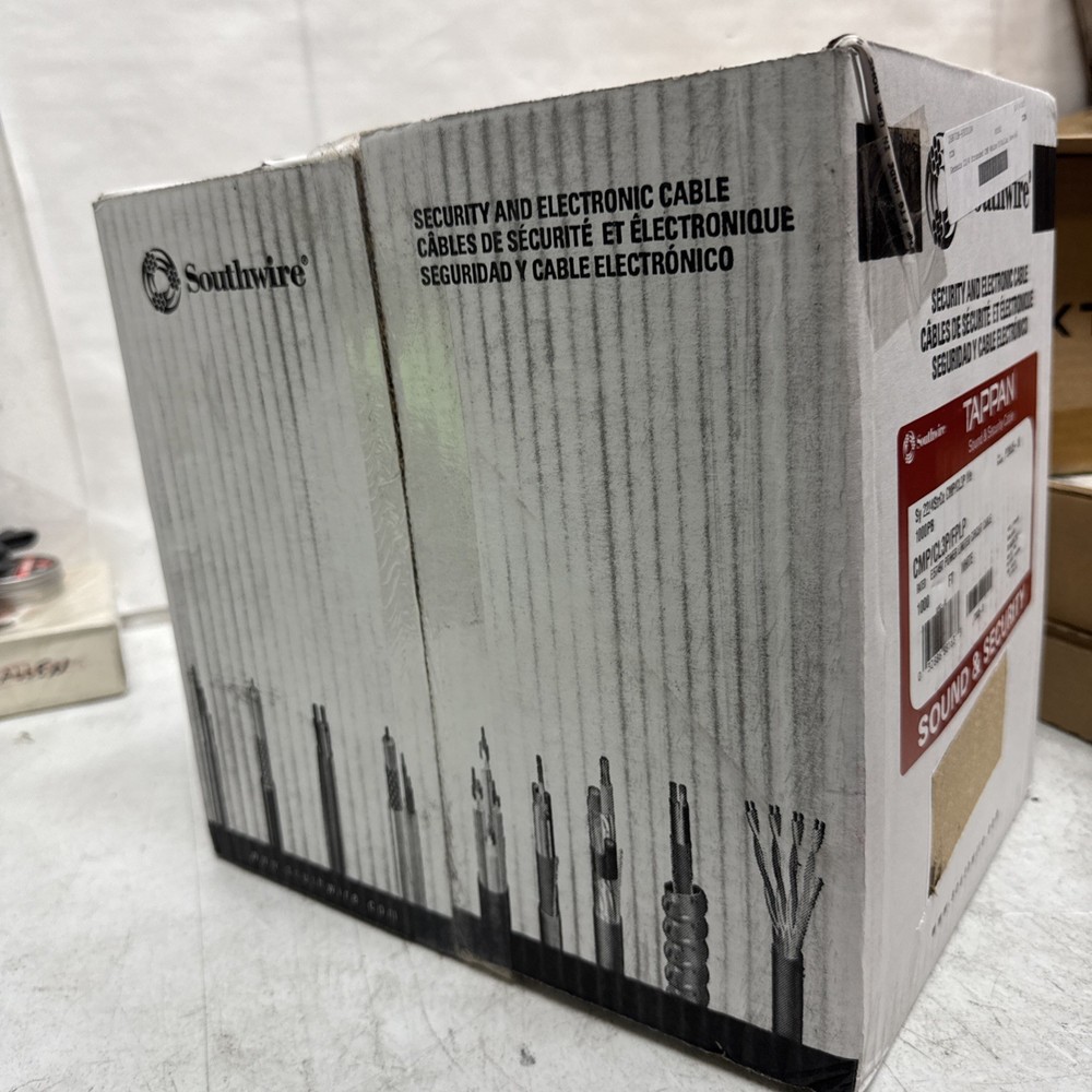 Southwire/Tappan 22/4C Stranded Security/Control Cable Plenum White /1000ft