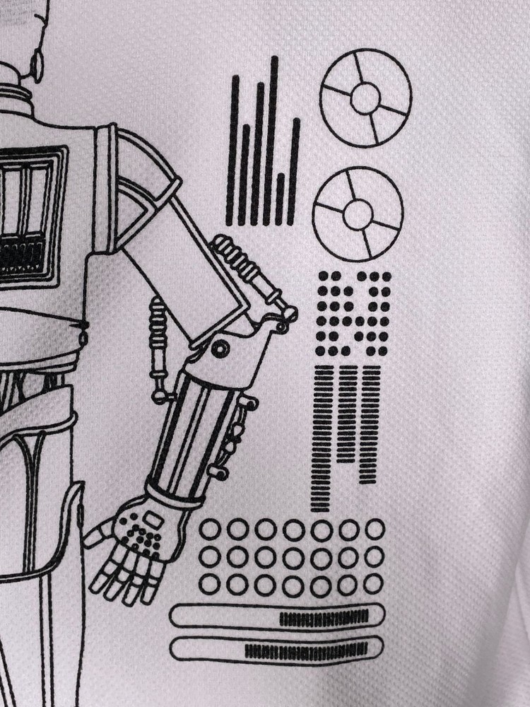 C-3PO Disney Parks White Performance Jersey Men's MEDIUM