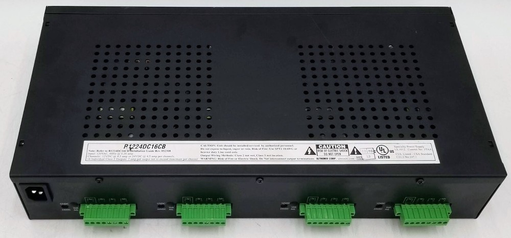 Altronix Power Supply Rack Mount R1224DC16CB
