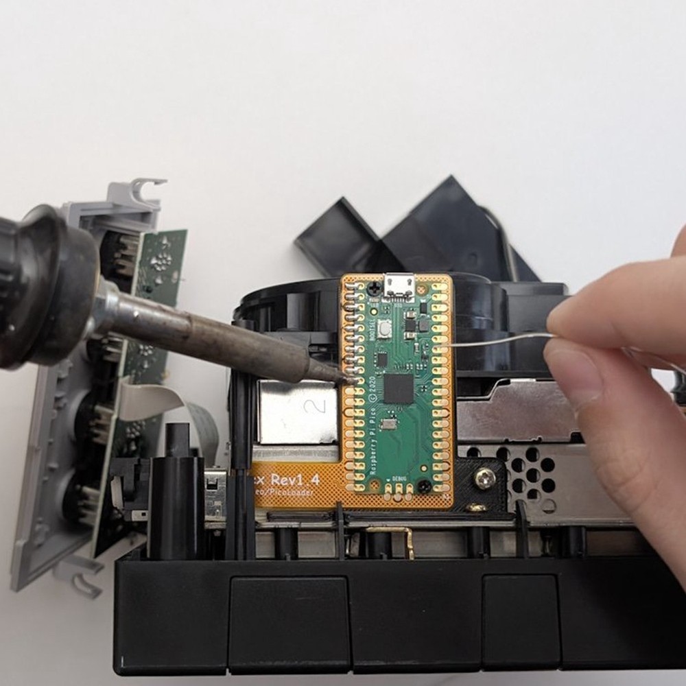 Picoloader Based on RP2040 for Solderless Optical Drive3468