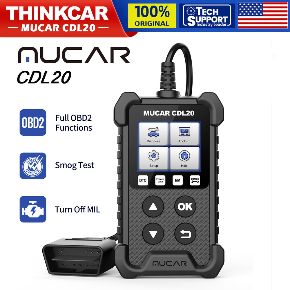MUCAR CDL20 OBD2 EOBD Scanner Car Fault Code Reader Engine Auto Diagnotsitc Tool