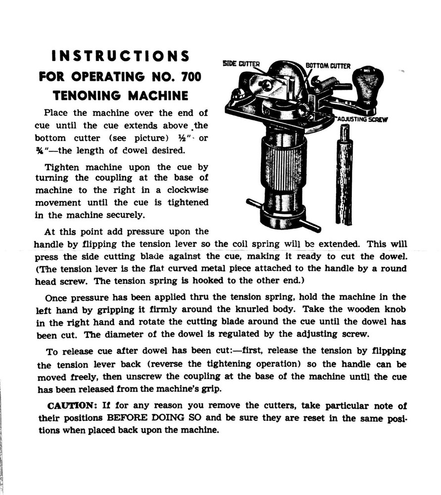 Pool Cues Tip Preparation