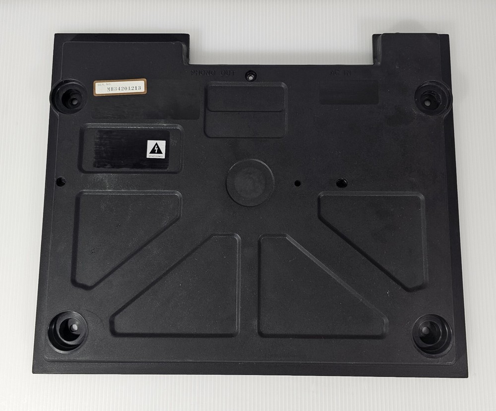 Technics SL-B300 Turntable BOTTOM BASE, Original OEM Part