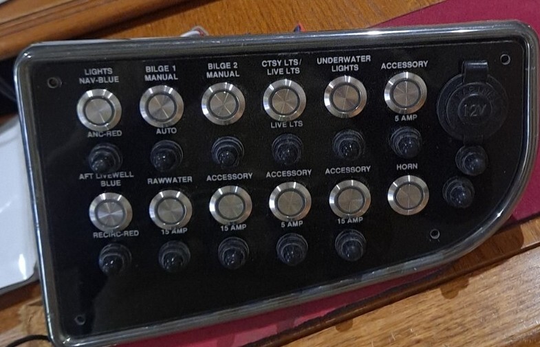 Nautic Star Switch Panel P# NS LPB12S12B1A