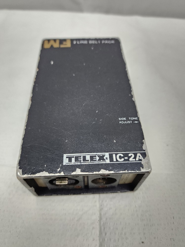 Telex IC-2A 2-Channel Wired Intercom Stereo Belt Pack