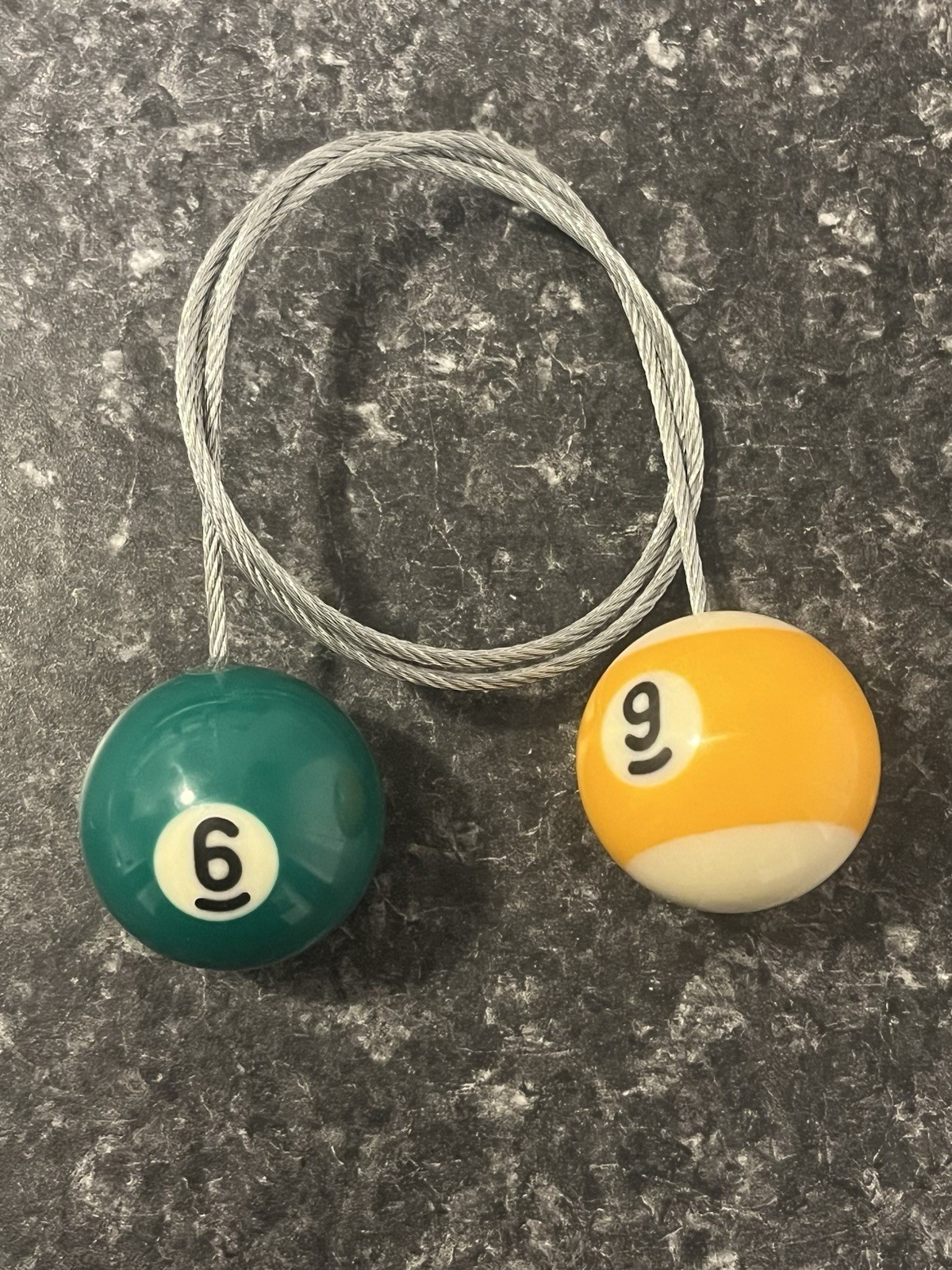 Mini Pool Ball Garrote