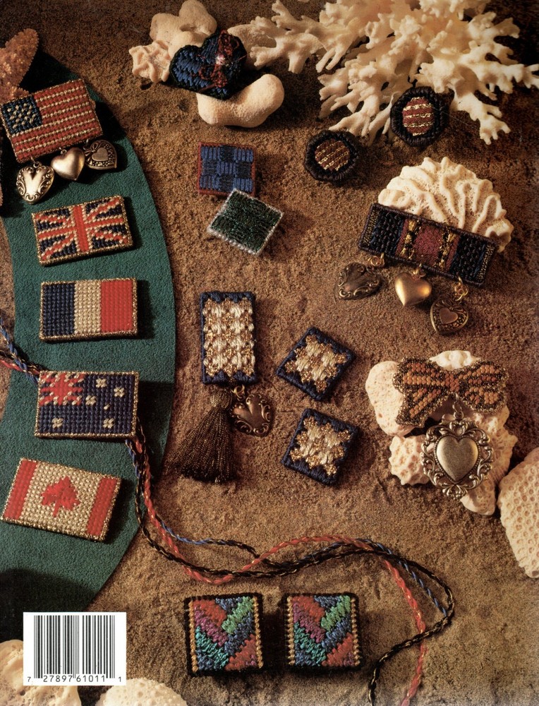 Madeira Marketing 6101 BUTTONS & BANGLES Plastic Canvas Pattern Leaflet