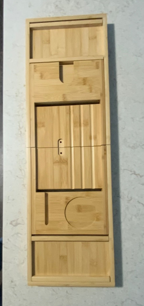 bamboo bath tray -Bambusi Collection