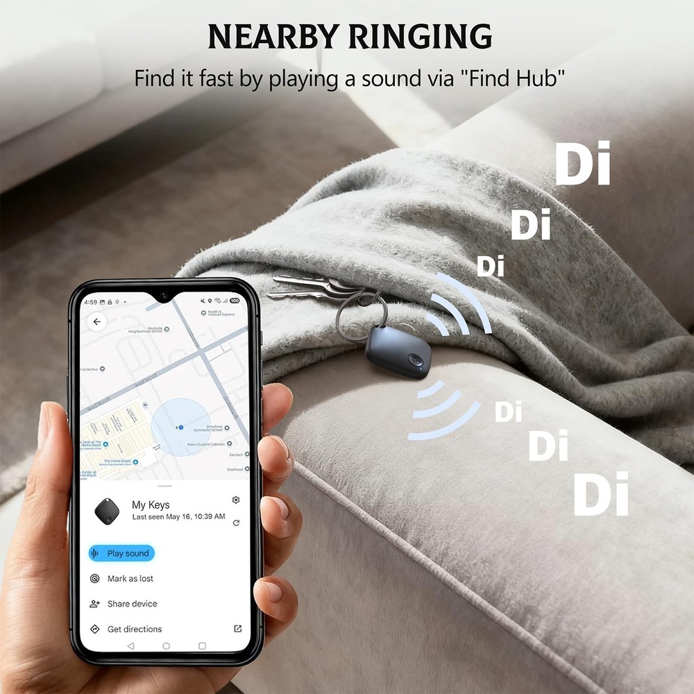 Air Tags-4 Pack Android【Google MFG Certified】, Air Tag for Android