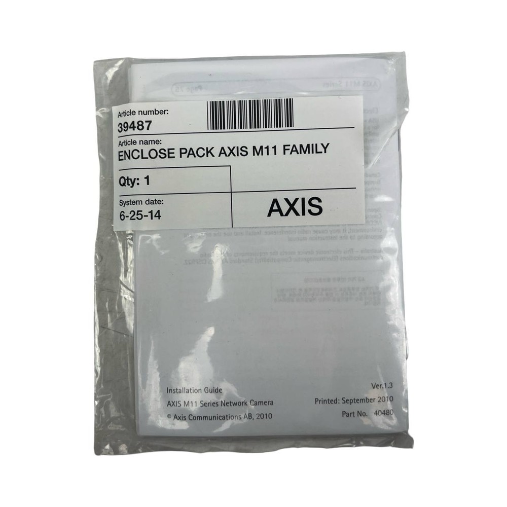 OPEN BOX Axis M1113-E 0431-501-02 Fixed Network Camera w/ Mounting Bracket