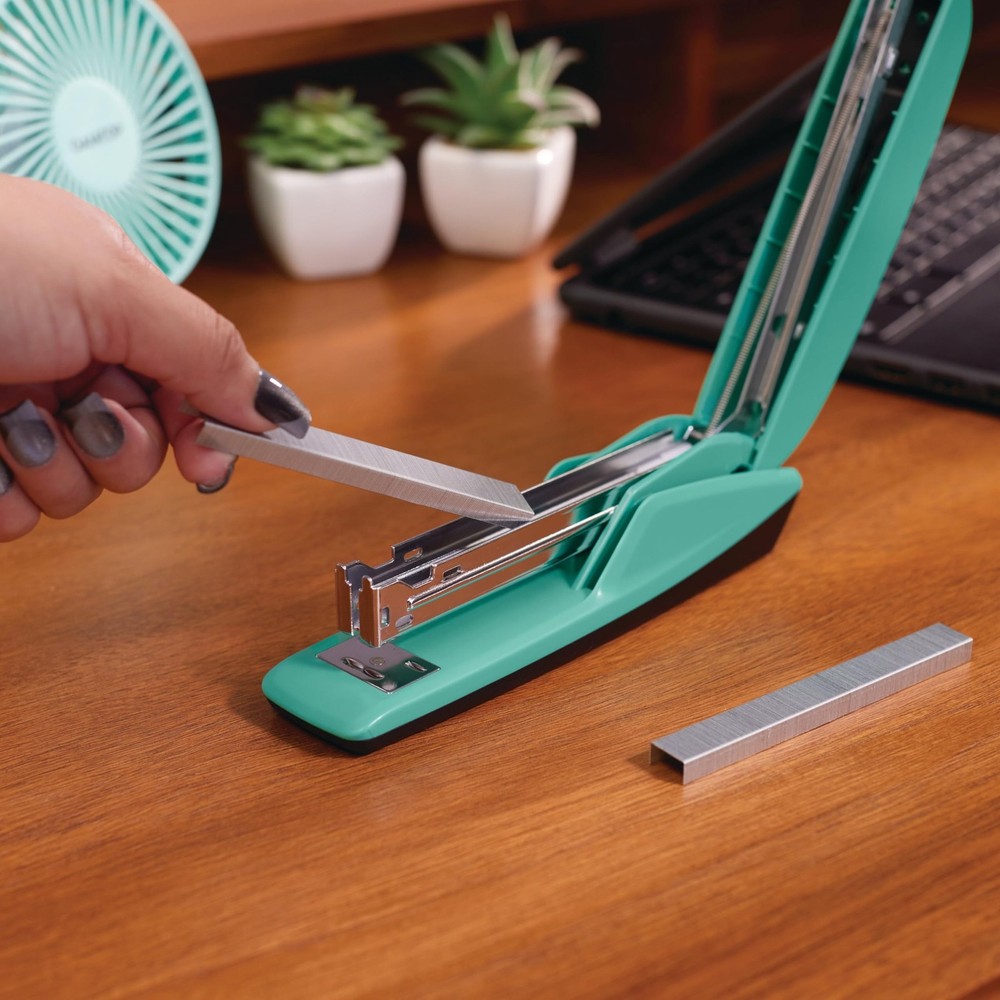 Stapler, 20 Sheet Capacity, 545 Desktop Regular, Spring Green