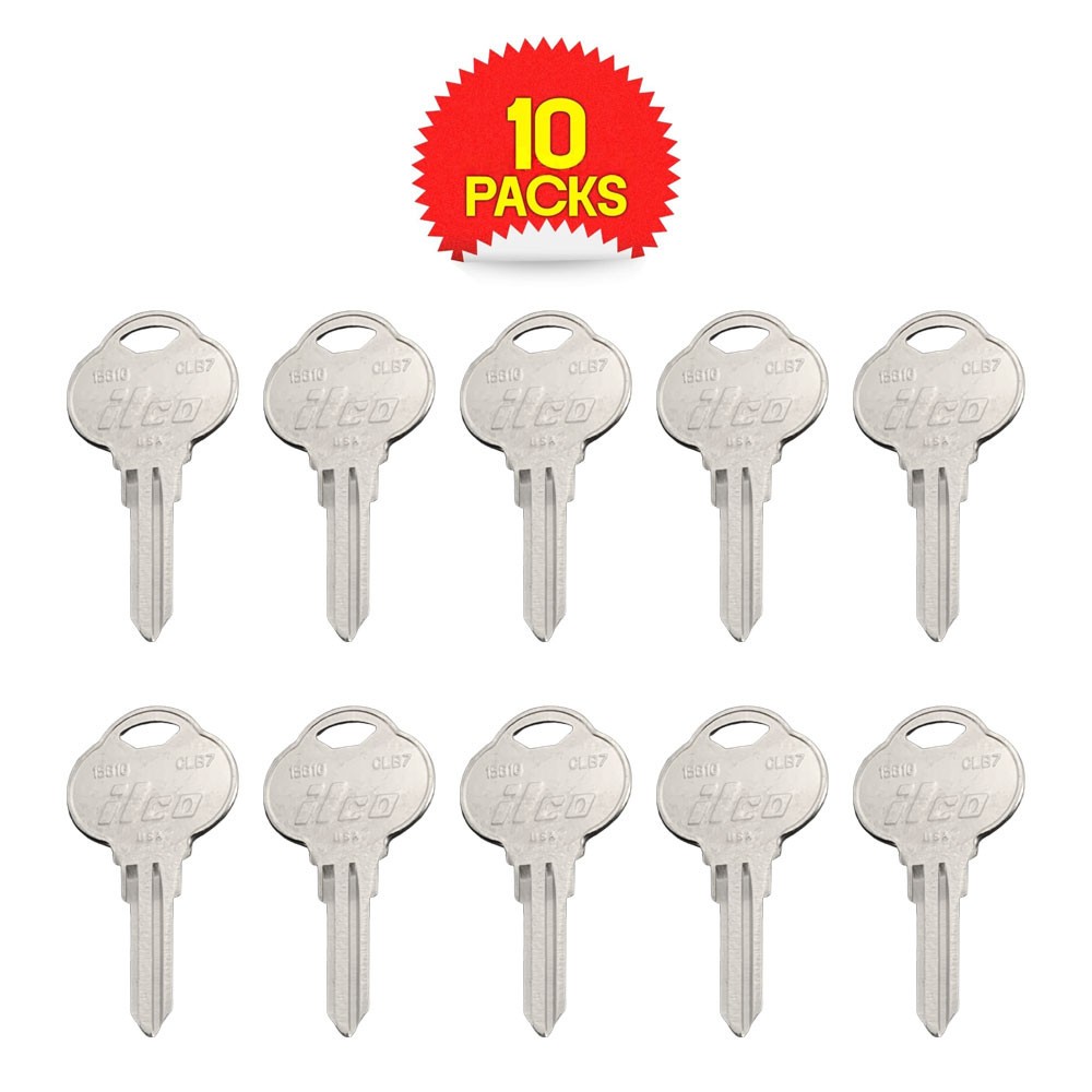 CLB7, 1581G Key Blank Nickel
