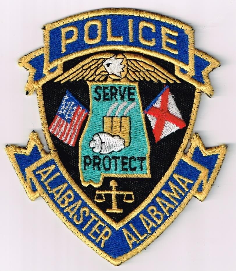 old style Alabaster Police, Alabama patch