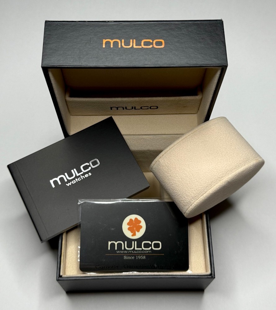 ✅ NEW AUTHENTIC MULCO WATCH EMPTY PRESENTATION DISPLAY STORAGE BOX