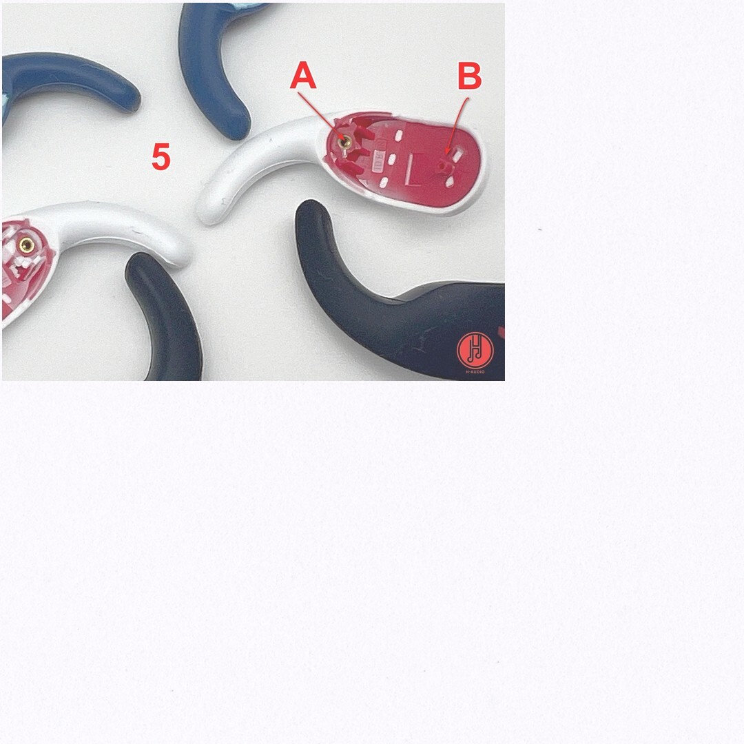 Authentic Beats Fit Pro Ear Hooks - Black - Replacement Parts (1 Pair) NEW