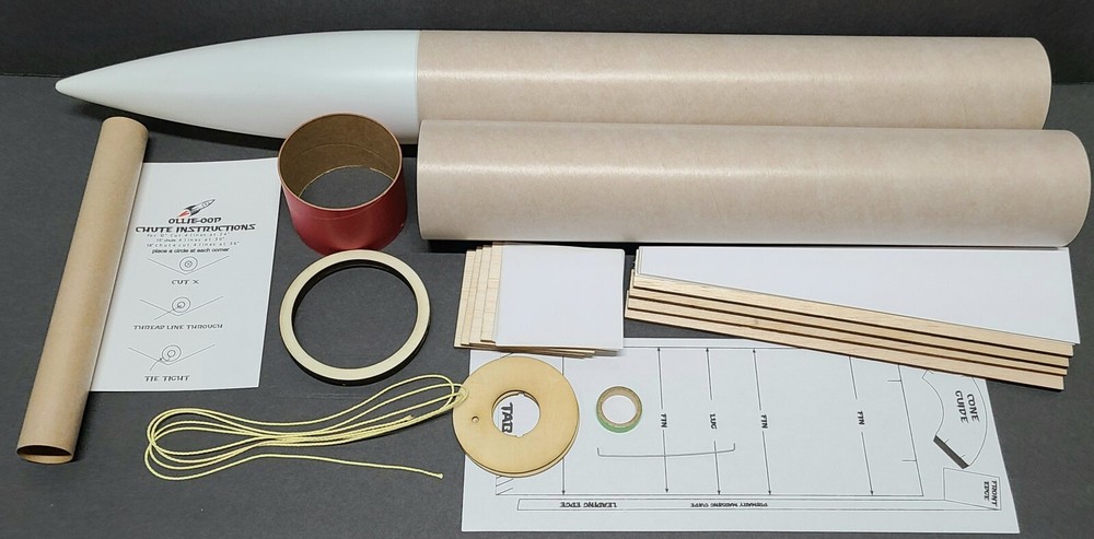 Estes Phoenix Flying Model Rocket kit #1380 Model Rocket clone Kit *NO Decals