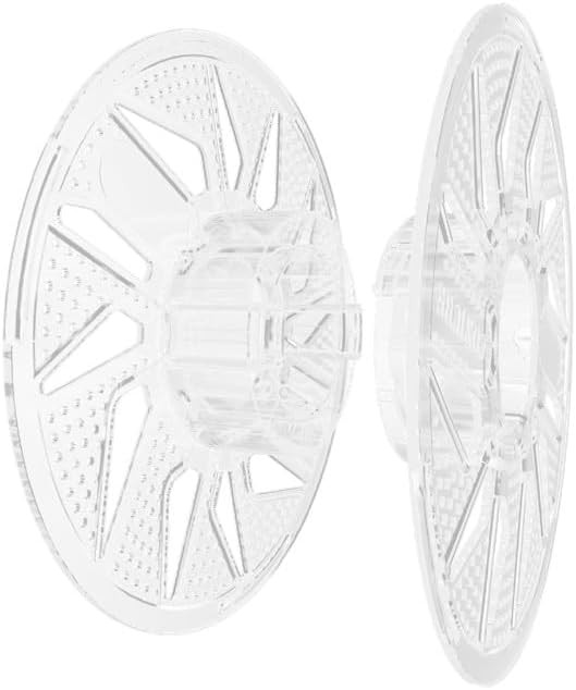3D Printer Reusable and Removable Filament Spool, Clear Transparent Plastic Reus