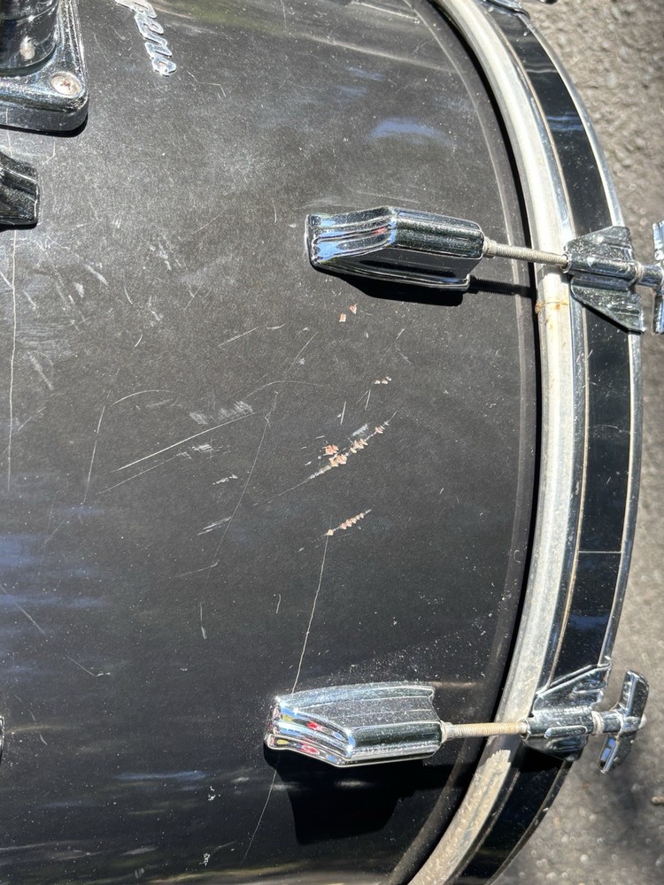 Rogers 24” Bass Drum Black Script USA