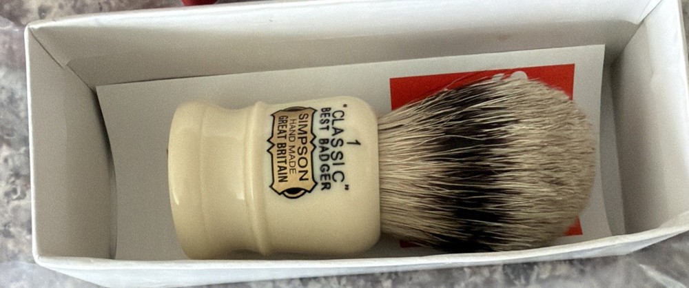 Simpson Classic CL 1 Best Badger Shaving Brush