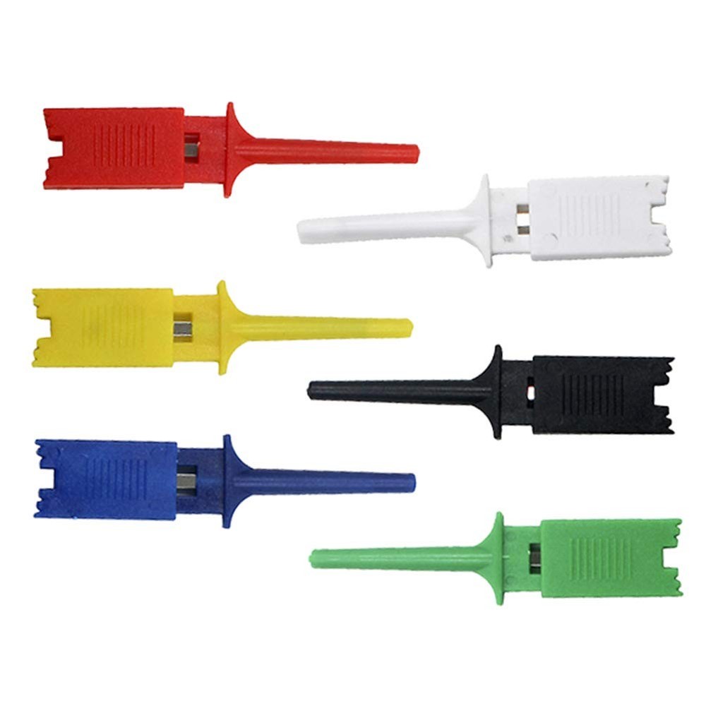 Usb Logic Analyzer Device With 12pcs 6 Colors Test Hook Clip Set Usb Cable 24mhz