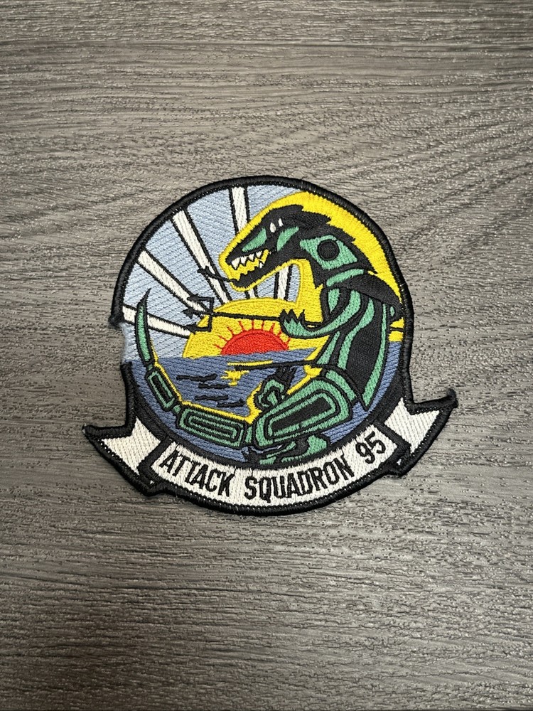 US Navy Attack Squadron 95 Embroidered Patch 3.75"X4.25"