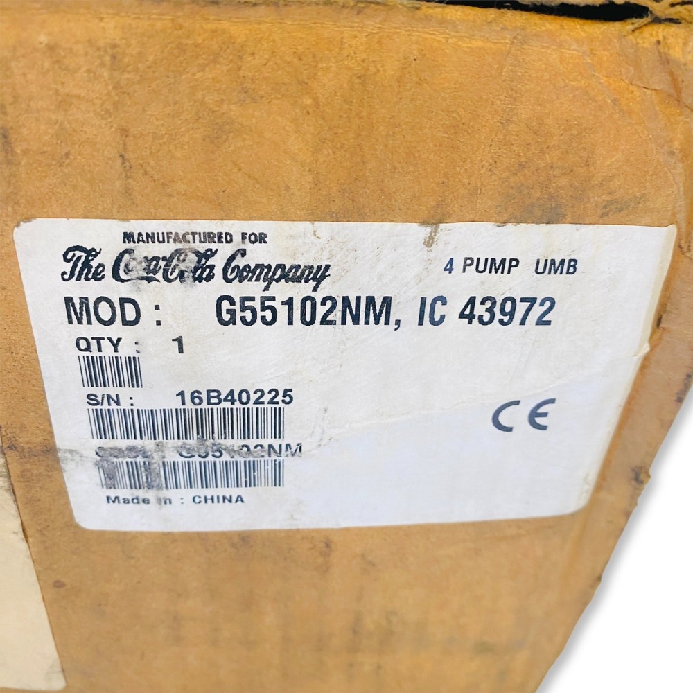 Flojet G55 Series BIB Beverage Pump Quad Panel For Coca-Cola Systems