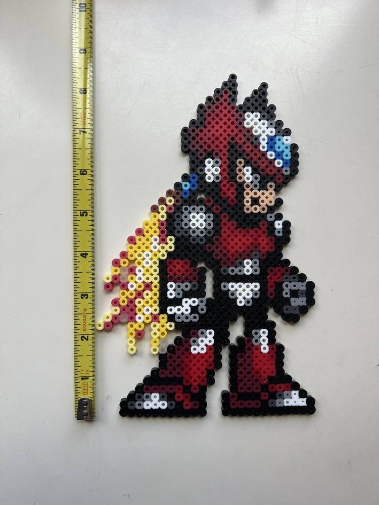 Zero Mega Man X Perler Beads SNES Capcom Retro Sprite Pixel Art
