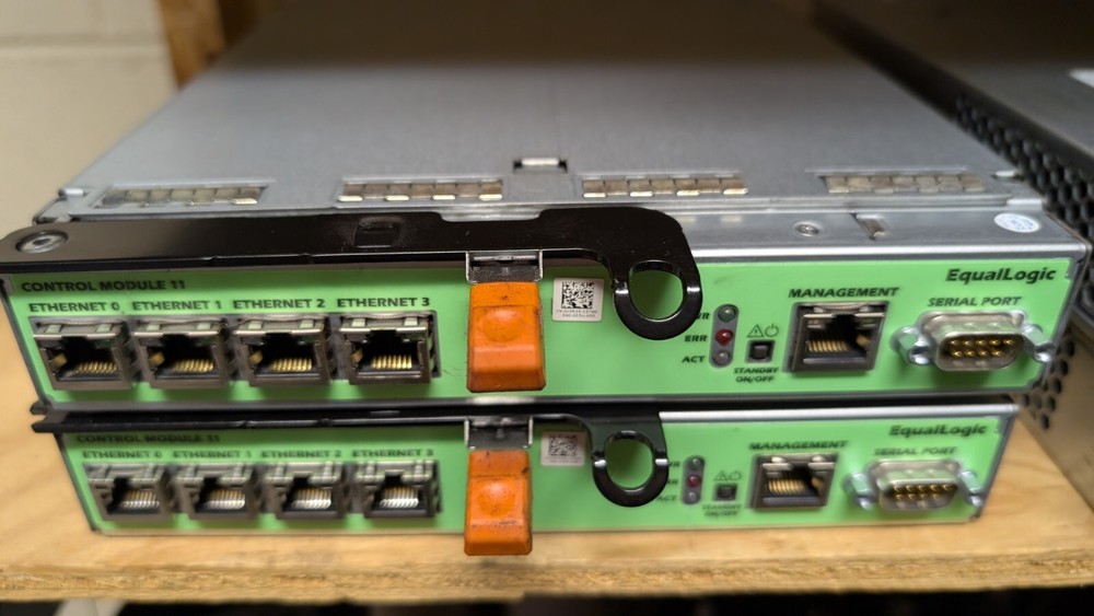 LOT OF 2 DELL EQUALLOGIC E09M001 E09M CONTROL MODULE TYPE 11