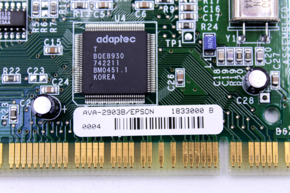 Adaptec AVA-2903B/EPSON Ultra SCSI PCI Controller Card