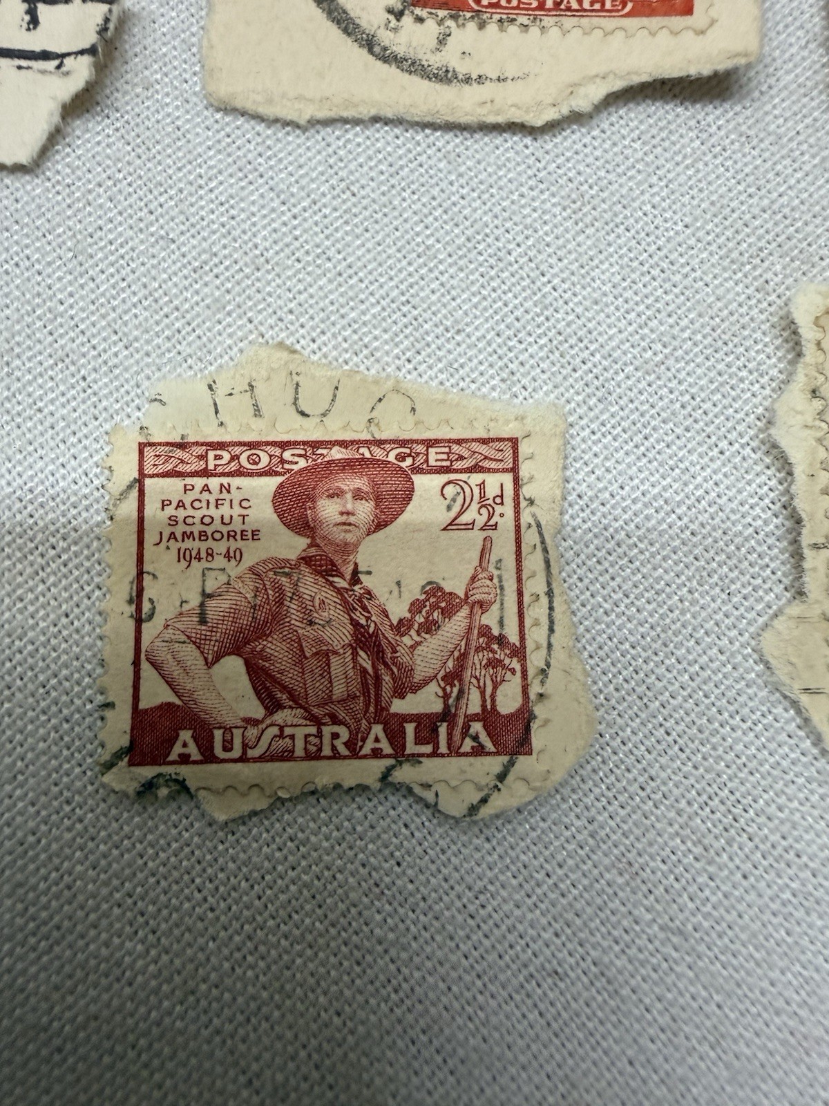 Vintage Australia Royalty Stamp Collection Lot 80+ Used 50s-60s, Queen Elizabeth