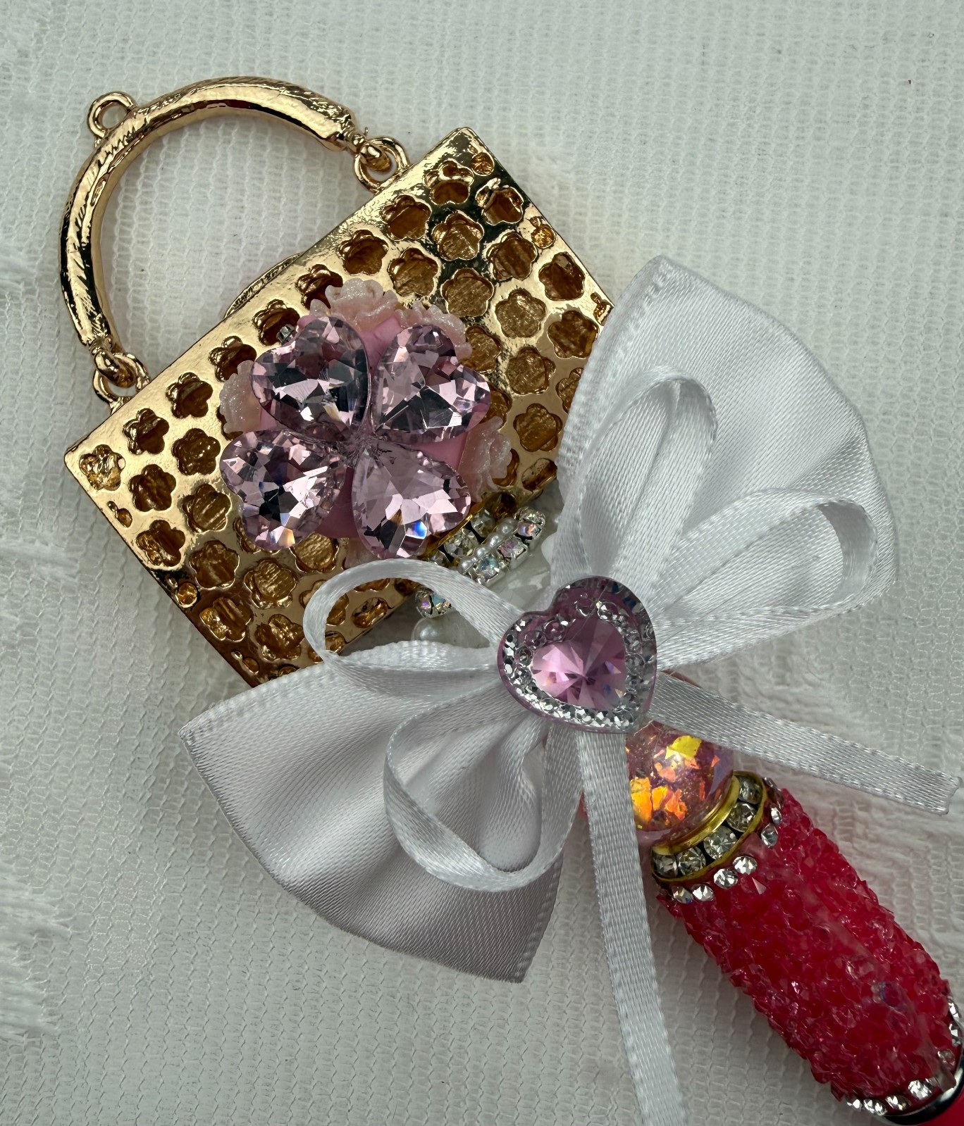 Custom Pink bling pens!! Luxury Inspired Gift.Basket filler. Journal. Collect!