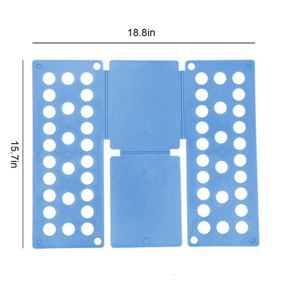 Clothes Folding Board, Magic Organization Tool, Blue Plastic Shirt blue
