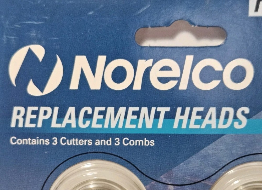 Norelco HQ4 Micro Action Replacement Heads PHILLIPS 3 Cutters & Combs Read